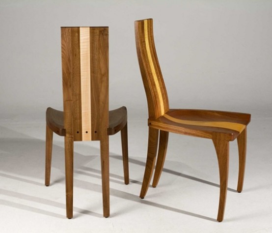 Striking Two Toned Wooden Furniture Pieces