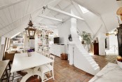 Stunning Attic Apartment In Modern And Shabby Chic Styles