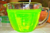 neon green drinks reminding of poison are amazing for Halloween parties and can be created by you yourself