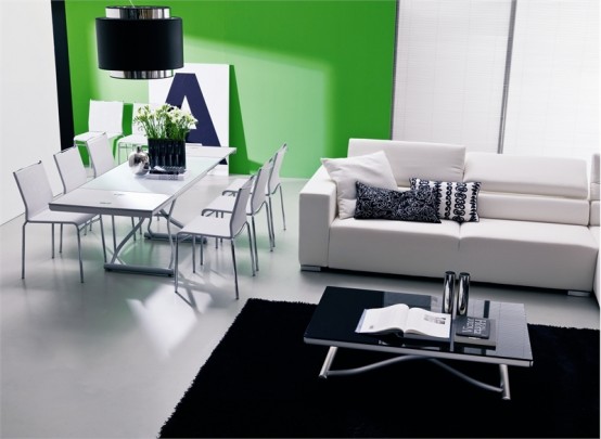 Stylish And Adjustable Coffee Table Romeo By Bontempi Casa