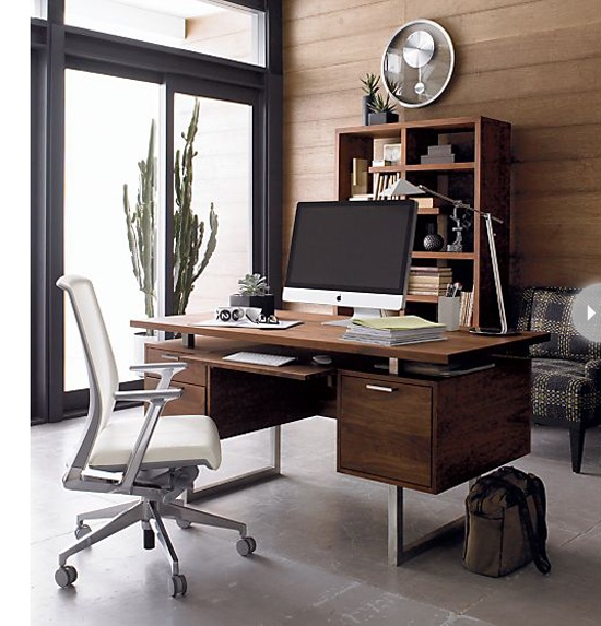 59 Stylish And Dramatic Masculine Home Offices - DigsDigs