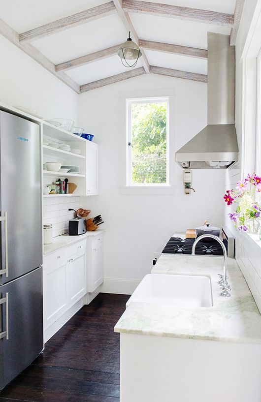 Long Narrow Kitchen Houzz