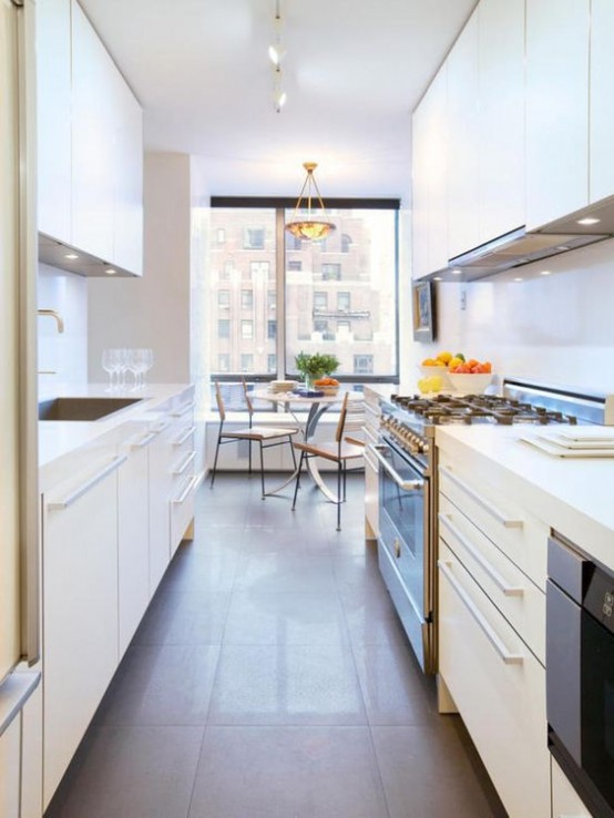 Narrow Kitchen Layout