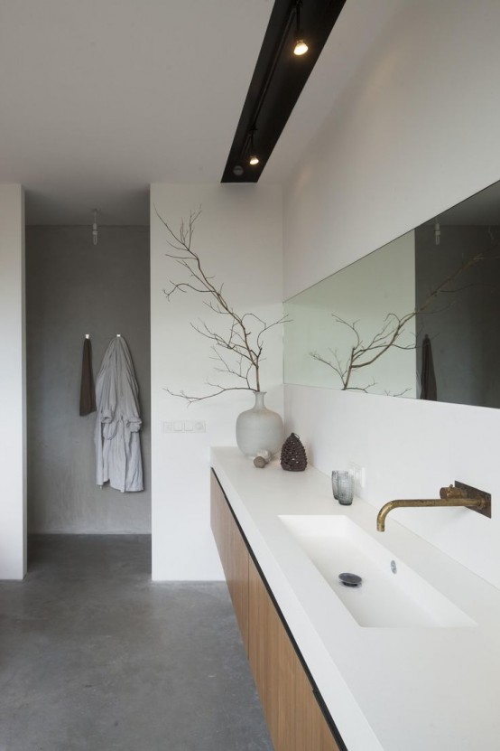 45 Stylish and Laconic Minimalist  Bathroom  D cor Ideas  