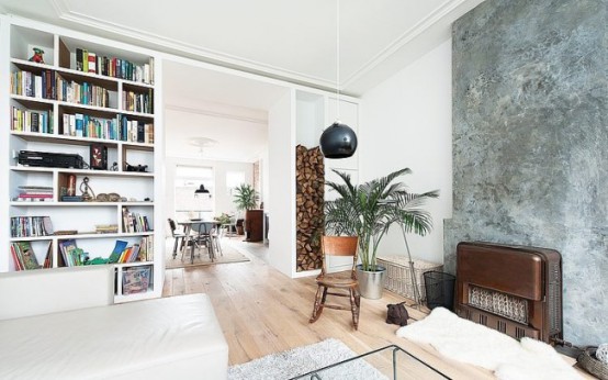 Stylish And Modern Apartment With Industrial Elements