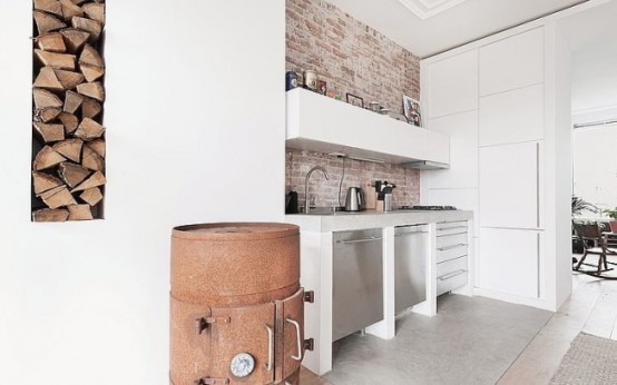 Stylish And Modern Apartment With Industrial Elements