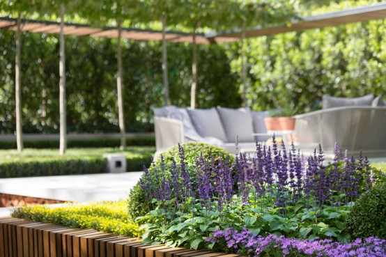 Stylish Modern Garden And Terrace Design By Nathan Burkett - DigsDigs
