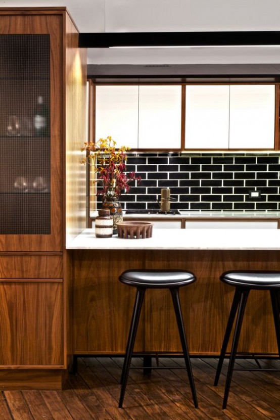 73 Stylish And Atmospheric Mid Century Modern Kitchen Designs Digsdigs
