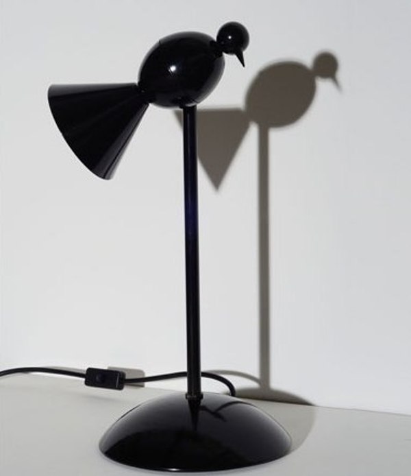 Stylish Black And White Lamps In Shape Of Birds