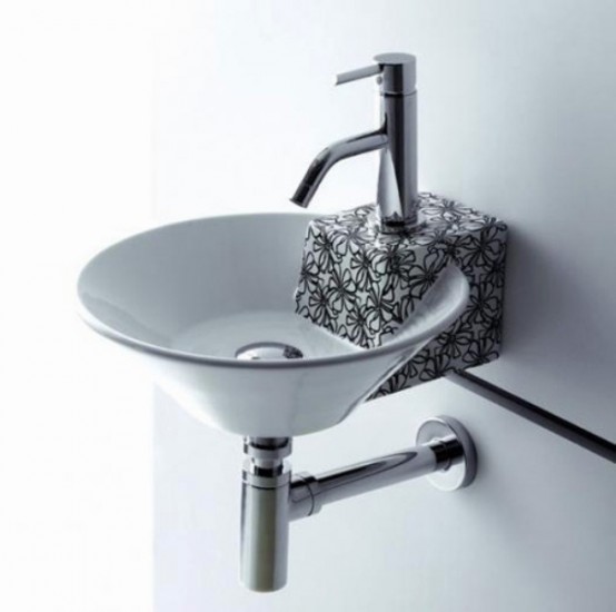 Stylish Black And White Washbasins Collection