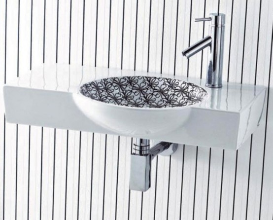 Stylish Black And White Washbasins Collection