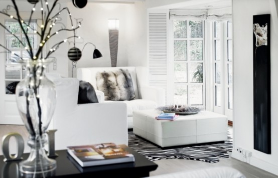 Stylish Black Grey White Minimalist House