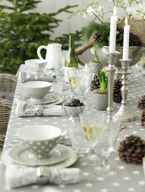 38 Stylish Christmas Décor Ideas In All Shades Of Grey DigsDigs