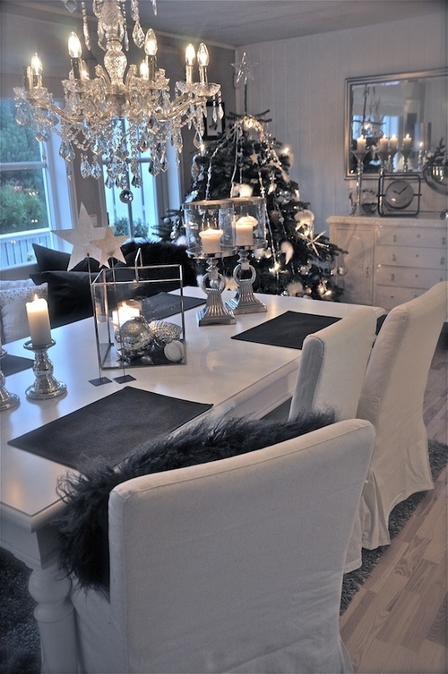 38 Stylish Christmas Décor Ideas In All Shades Of Grey - DigsDigs