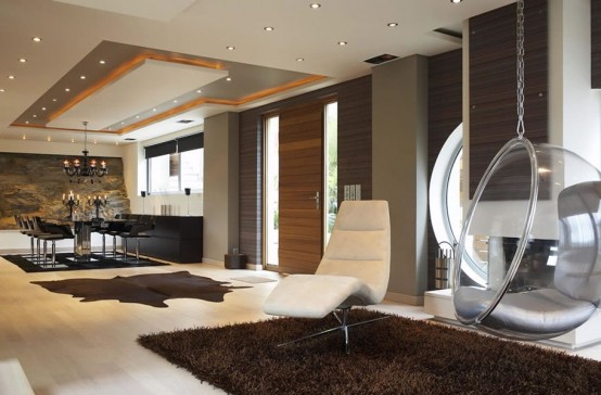 Stylish Futuristic House Reminding Of A Spaceship