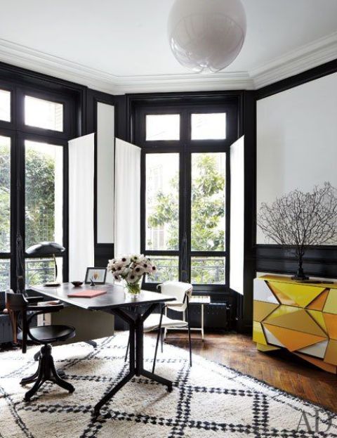 Stylish Geometric Home Office Decor Ideas