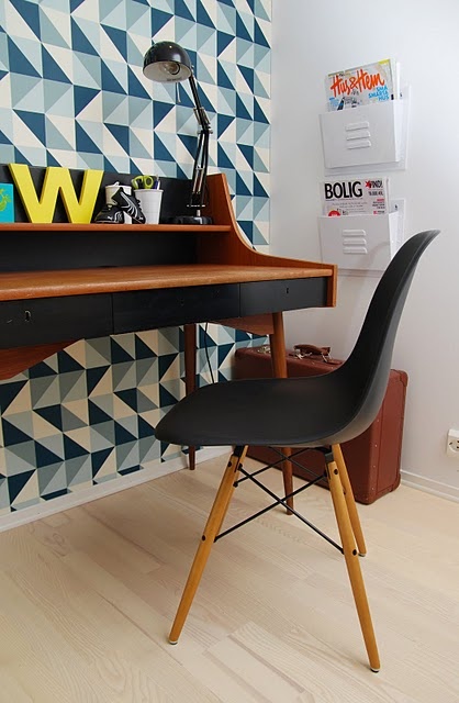 Stylish Geometric Home Office Decor Ideas