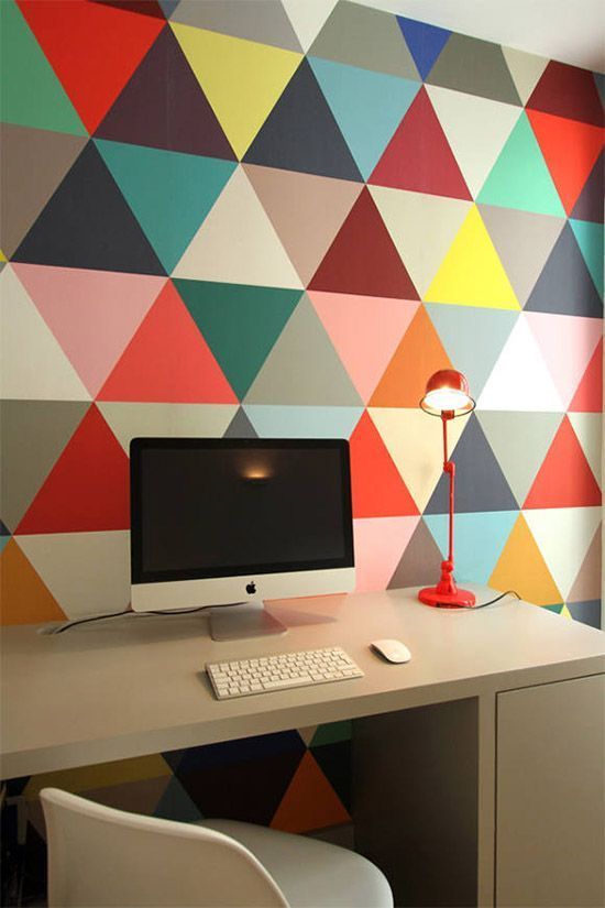 Stylish Geometric Home Office Decor Ideas