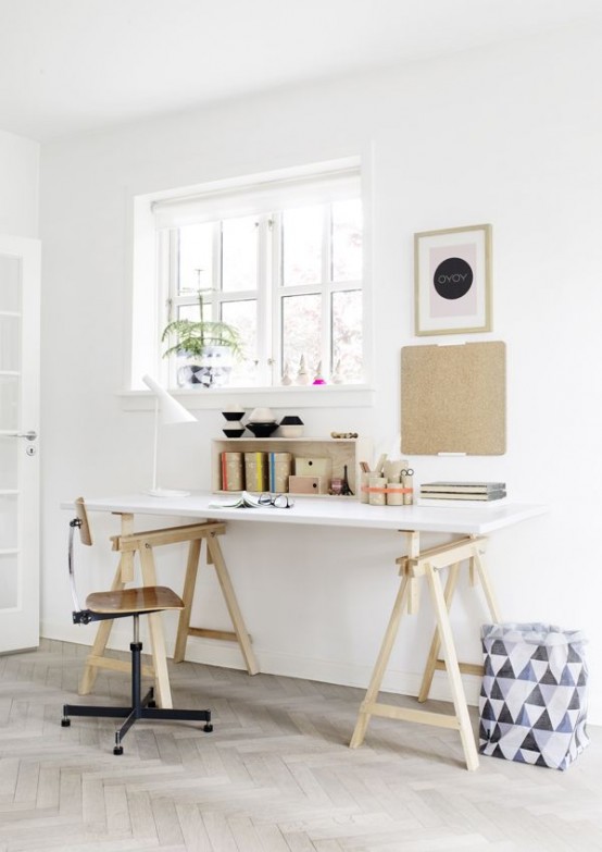 Stylish Geometric Home Office Decor Ideas