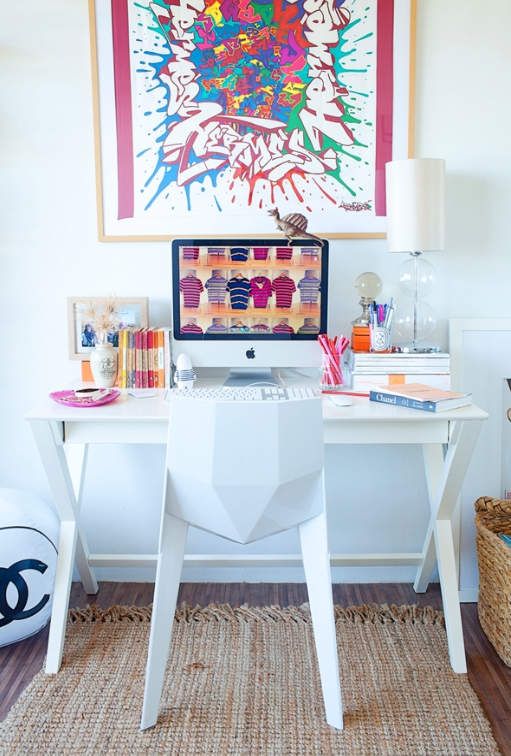 Stylish Geometric Home Office Decor Ideas