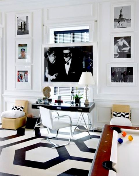 Stylish Geometric Home Office Decor Ideas