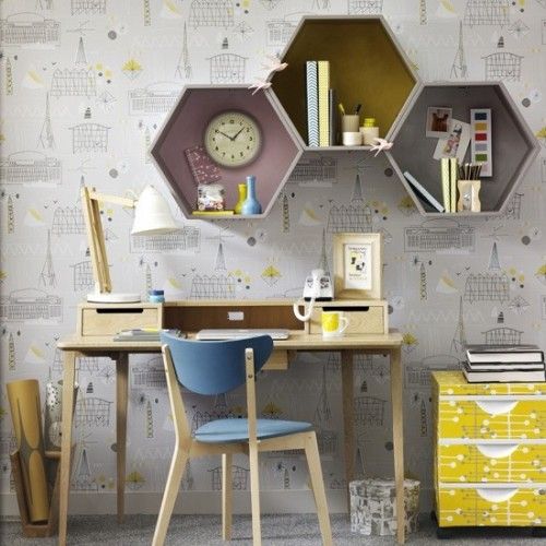 Stylish Geometric Home Office Decor Ideas