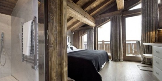 Stylish Hi Tech Ski Chalet In The French Alps