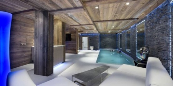 Stylish Hi Tech Ski Chalet In The French Alps