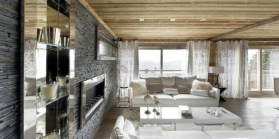 Stylish Hi Tech Ski Chalet In The French Alps