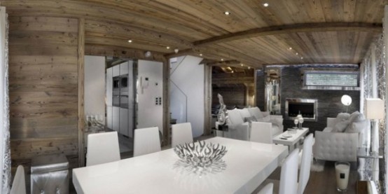 Stylish Hi Tech Ski Chalet In The French Alps