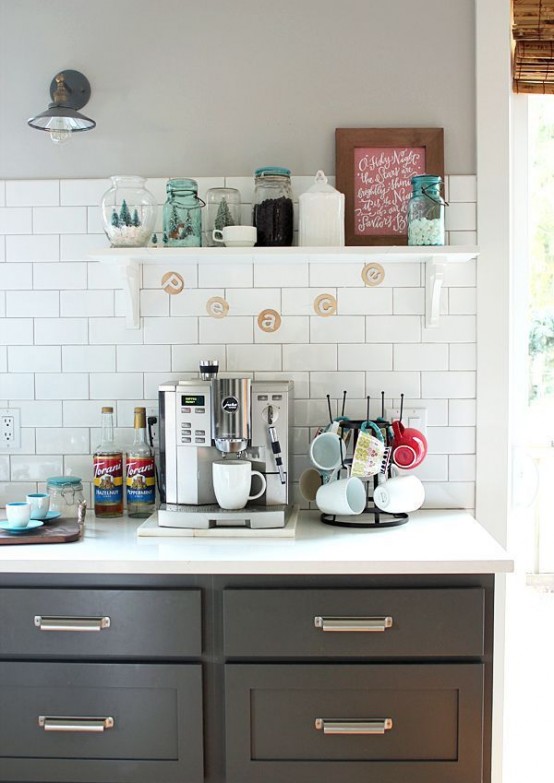 Stylish Home Coffee Stations To Get Inspired