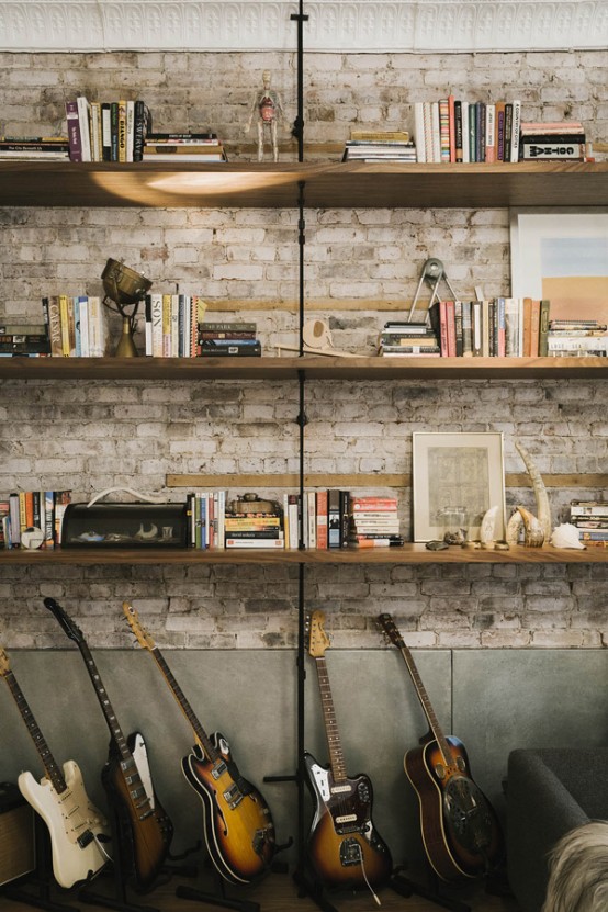 Stylish Industrial Loft With A Play Of Textures