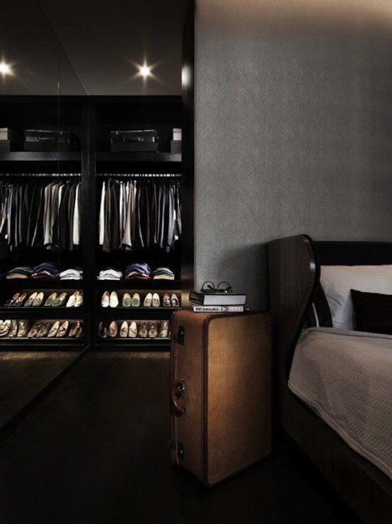 Stylish Masculine Closet Designs