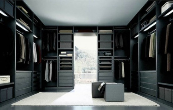 43 Stylish Masculine Closet Designs - DigsDigs