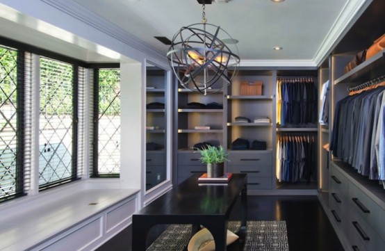 43 Stylish Masculine Closet Designs - DigsDigs