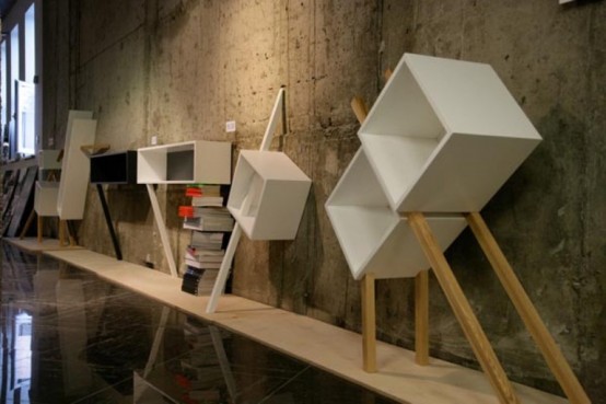 Stylish Minimalist Collection Of Shelves