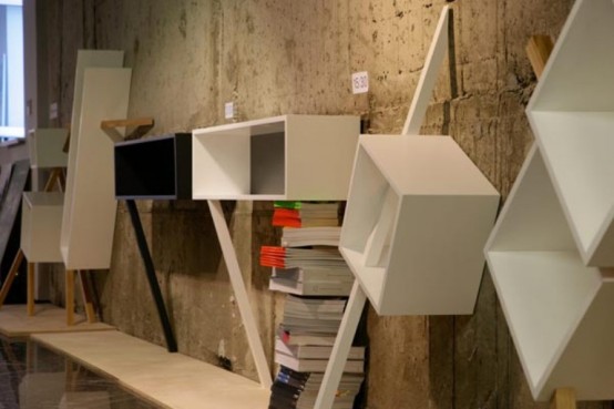 Stylish Minimalist Collection Of Shelves