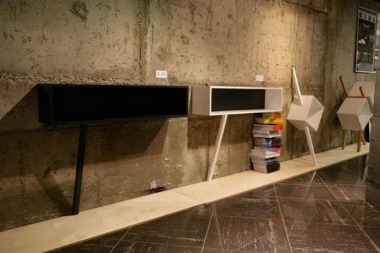 Stylish Minimalist Collection Of Shelves