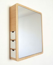 Stylish Mirror With Drawers For Jewelry