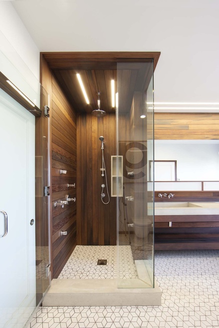 Stylish Modern Bathroom Renovation With Wood And Concrete