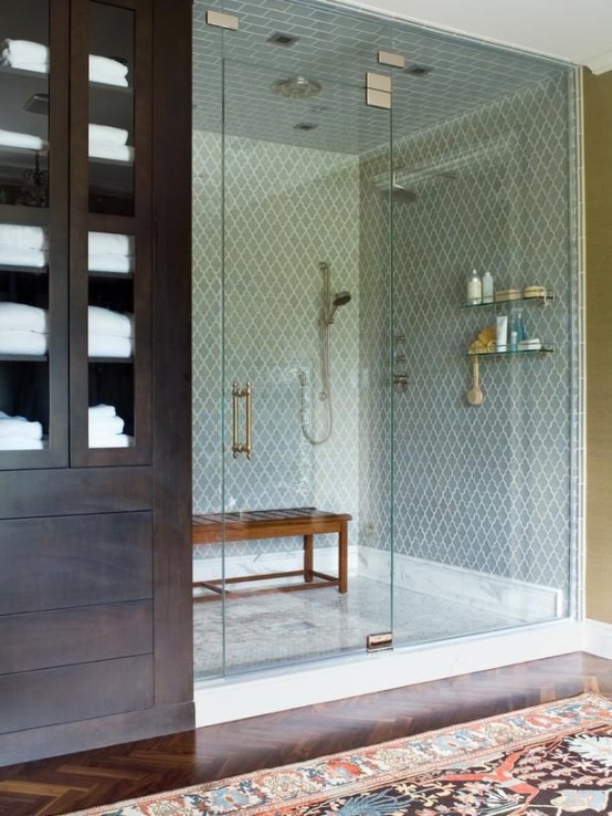 A Bit Of Luxury 35 Stylish Steam Rooms For Homes DigsDigs