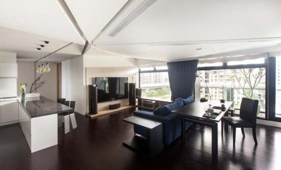 Stylish Taiwan Home With High Level Of Interactivity