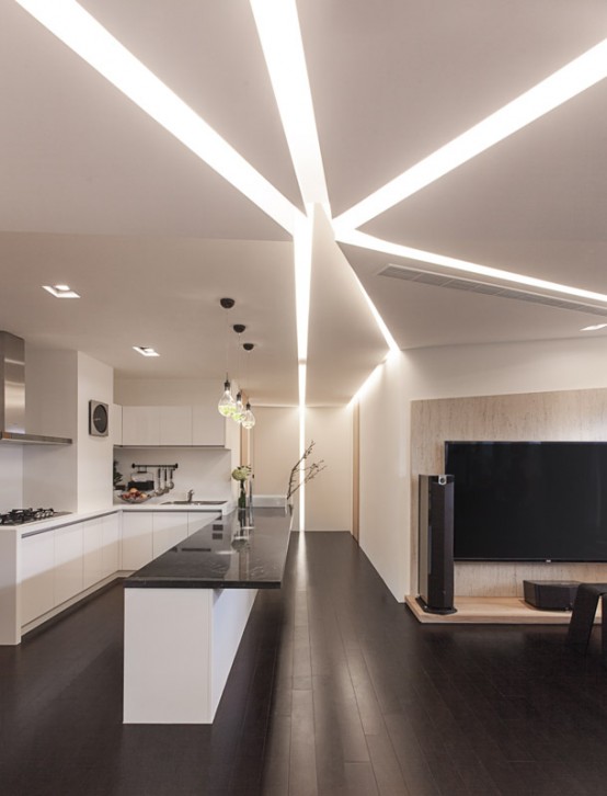 Stylish Taiwan Home With High Level Of Interactivity