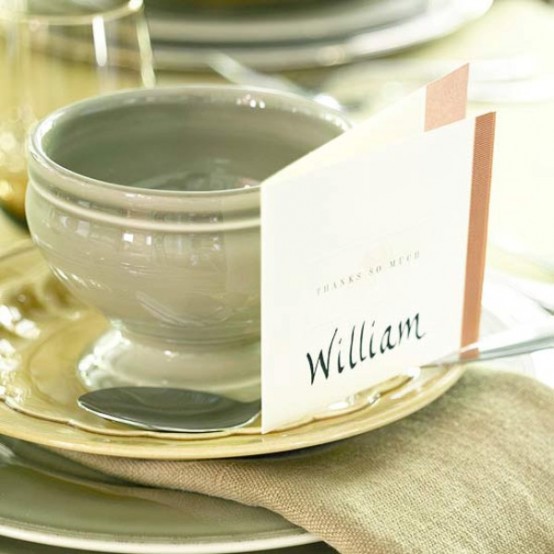 muted color porcealin tableware is amazing for styling a tablescape, whether it's for Thanksgiving or not