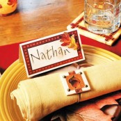 traditional yellow porcelain is a great idea for any rustic tablescape, whether it’s Thanksgiving or not