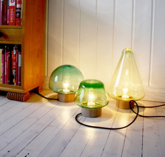 Stylish Transparent Table Lamps