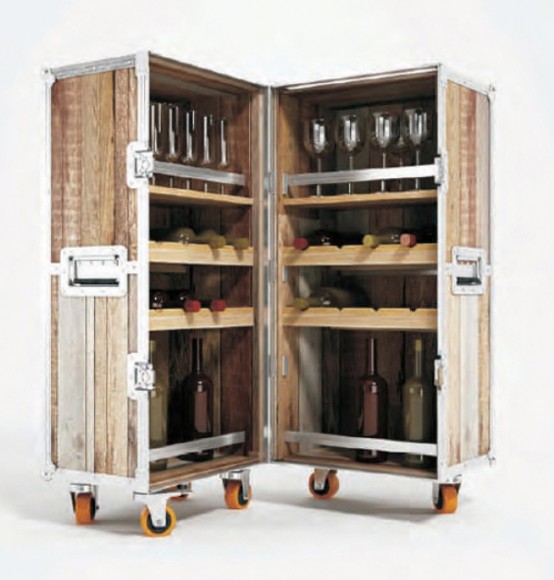 Stylish Vintage Suitcase Like Furniture Collection