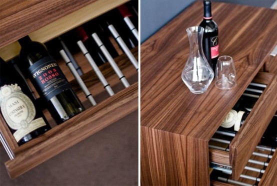 Stylish Wine Credenza For Wine Conoisseurs