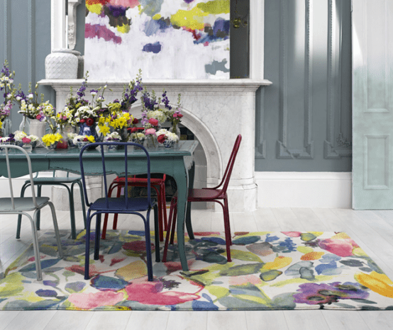 Subtle Watercolor Rugs Collection By Bluebellgrey