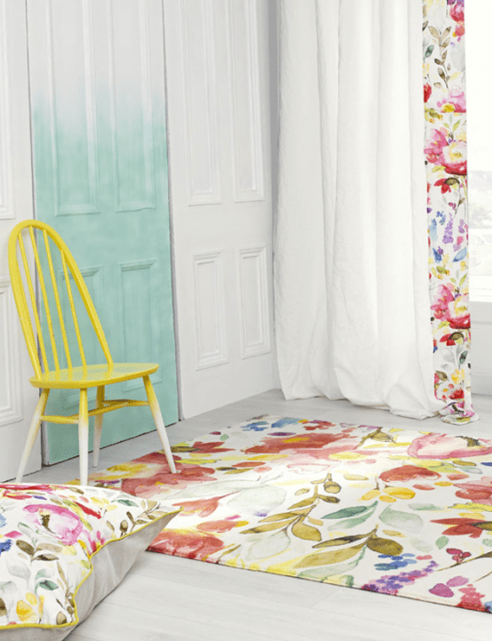 Subtle Watercolor Rugs Collection By Bluebellgrey